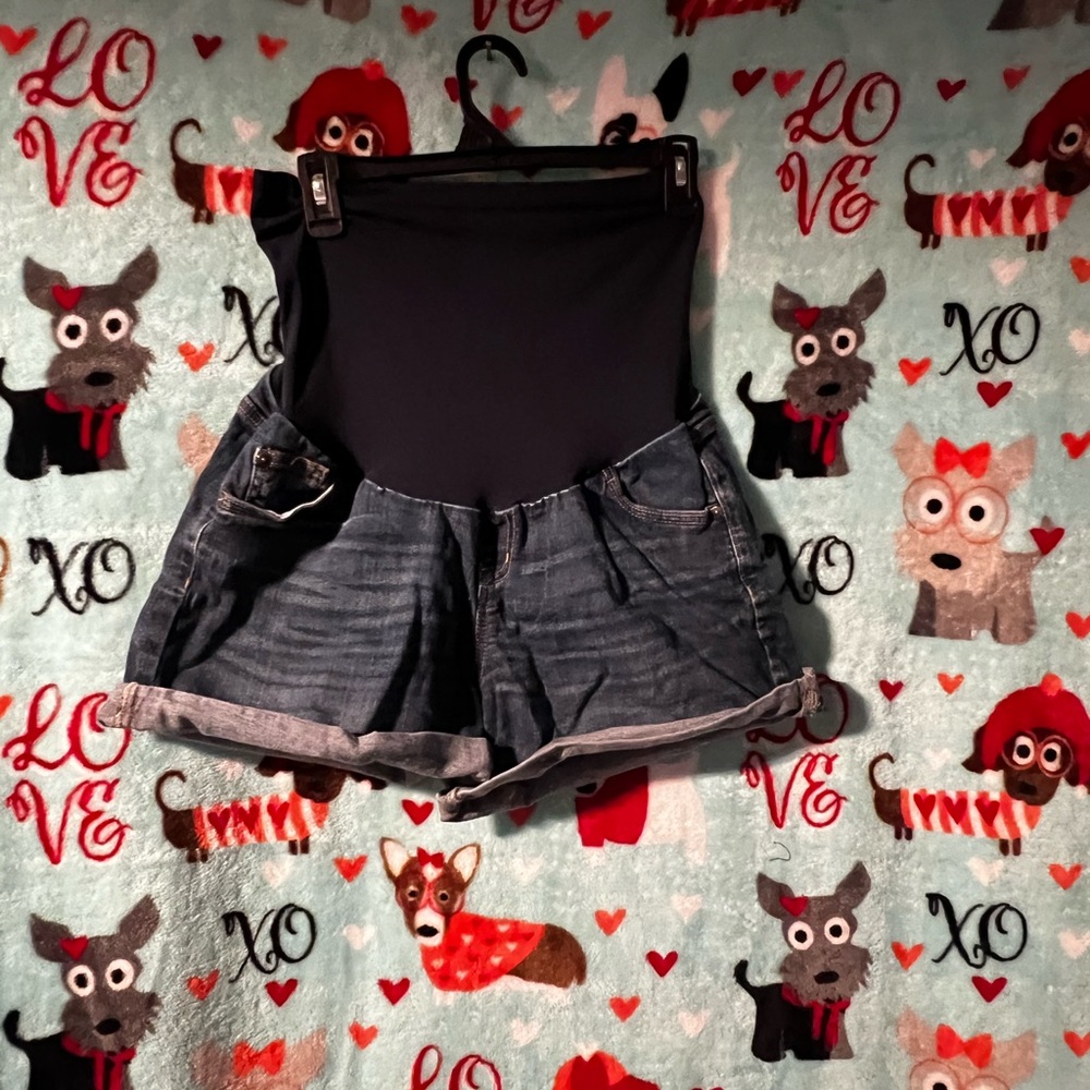 Maternity Jean Shorts Size Large